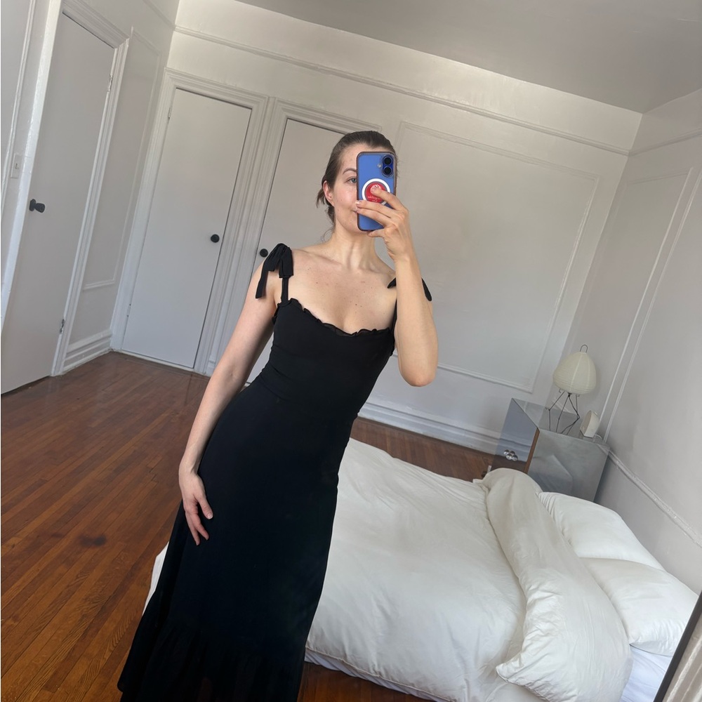 Reformation Nikita Dress – Black, Size 6 - Picture 2 of 6